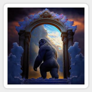 Harambe In Heaven Sticker